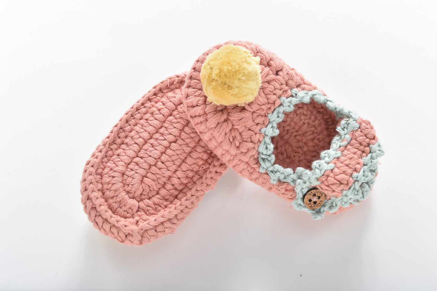 Louise Misha Babyslippers Rose Sienna