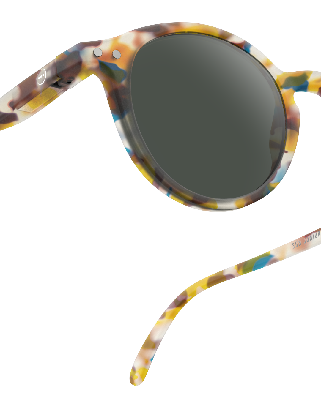 Izipizi Sonnenbrille Junior 5 - 10 Jahre Blue Tortoise Sun Grey Lenses #d