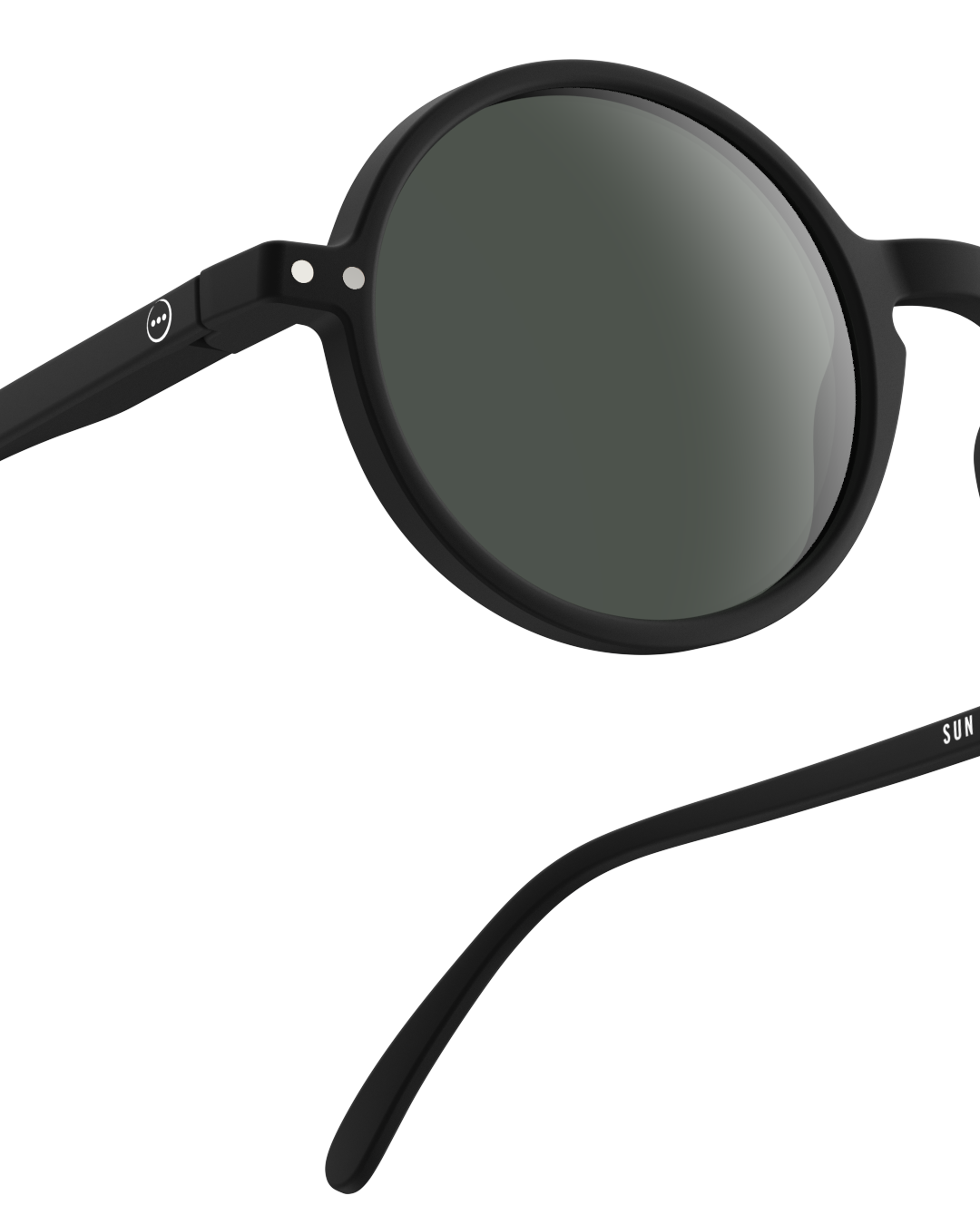 Izipizi Sonnenbrille Black Grey Lenses #G