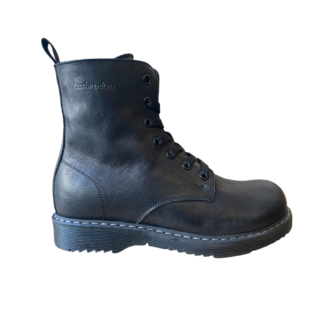 Zecchino d'Oro Winterschnürschuhe Schwarz
