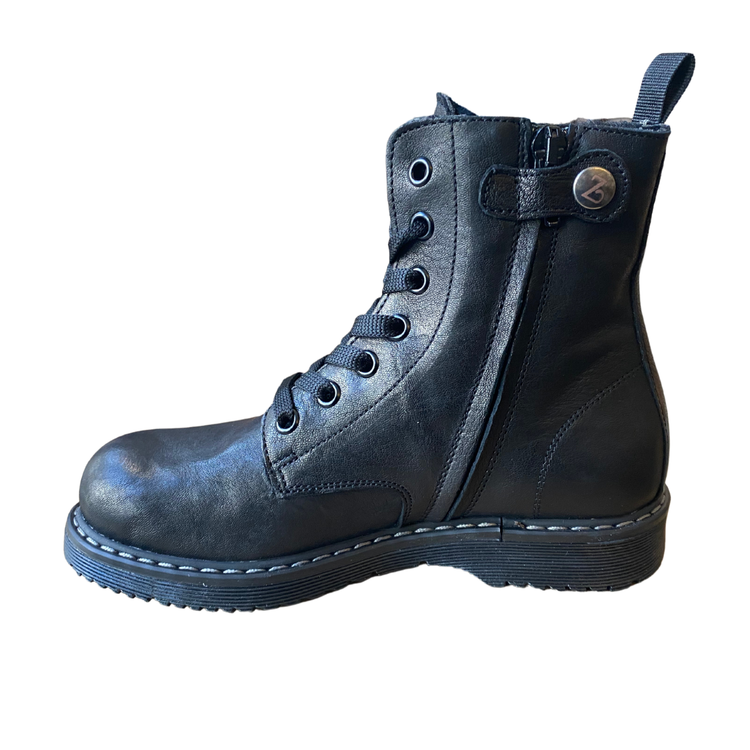 Zecchino d'Oro Winterschnürschuhe Schwarz