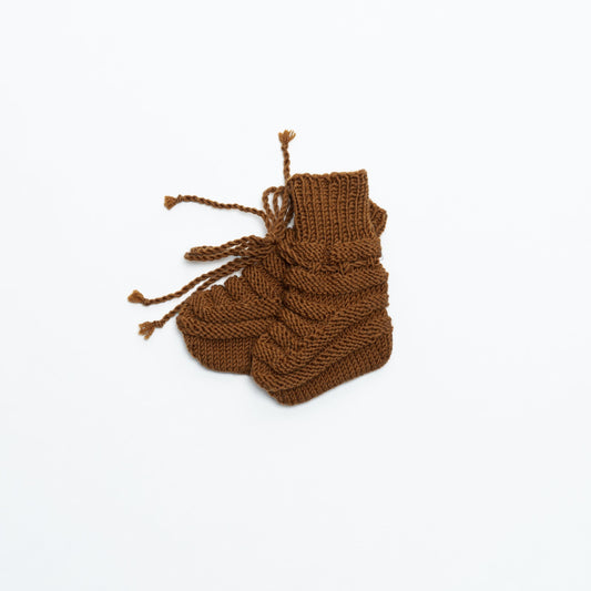 Mini Fabrik Babysocken Anna & Anders Dark Ocher