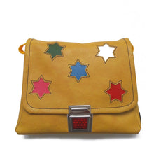 Lade das Bild in den Galerie-Viewer, Medusa Kindergartentasche Gelb mit farbigen Sternen
