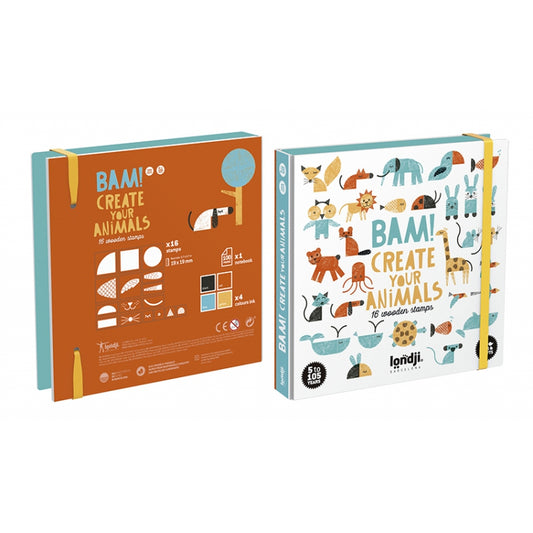 Londji Bam! Create Your Animals Stempelset