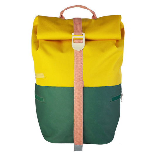 Blafre Schulrucksack 24L gelb/dunkelgrün