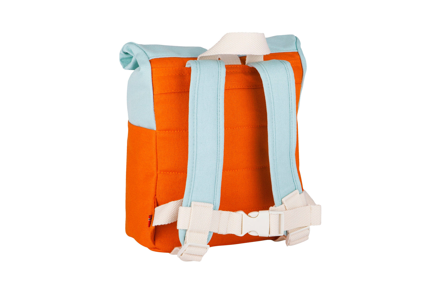 Blafre Rucksack Rolltop Blau/Orange