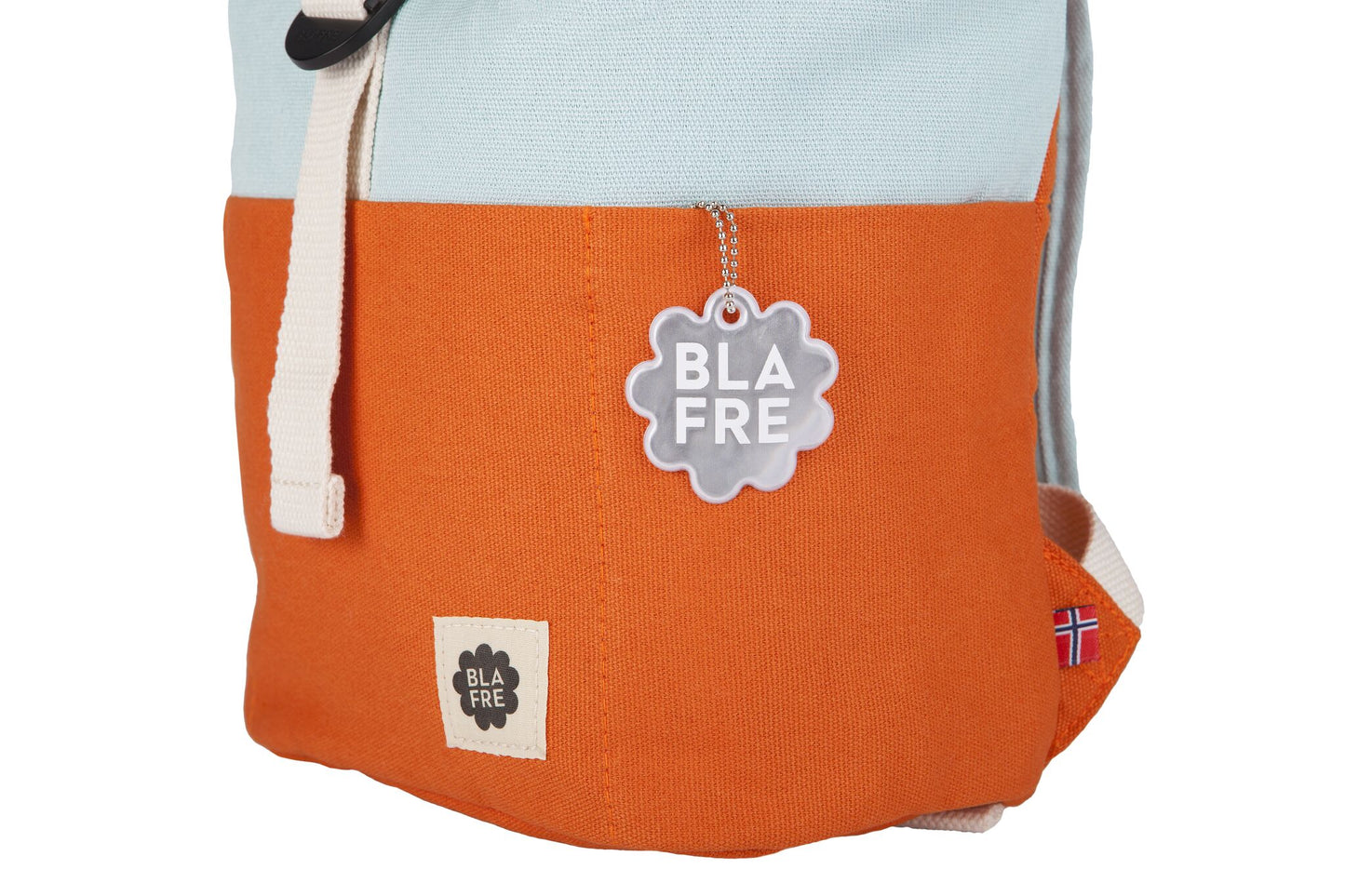 Blafre Rucksack Rolltop Blau/Orange