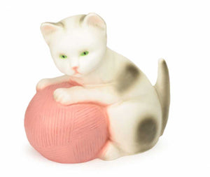 Egmont Toys Nachtlicht Katze Weiss Pink mit Wolle