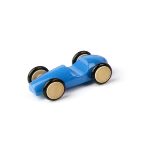 Milaniwood Mini Wood Racer Blau