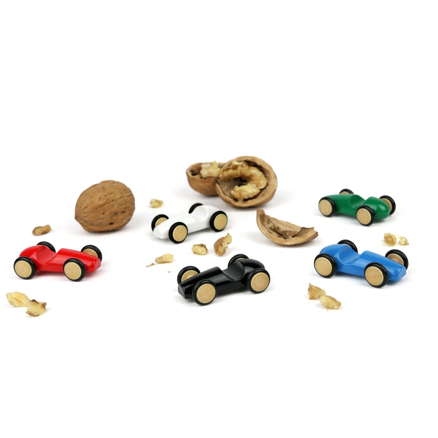 Milaniwood Mini Wood Racer Blau