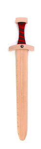 Spielzeugmanufaktur VAH Normannenschwert mit Blutrille schwarz/rot