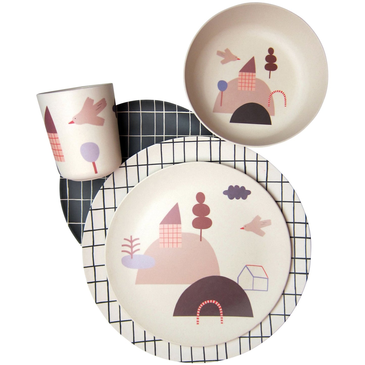 Nuuk Bamboo Dinnerset Little Hills