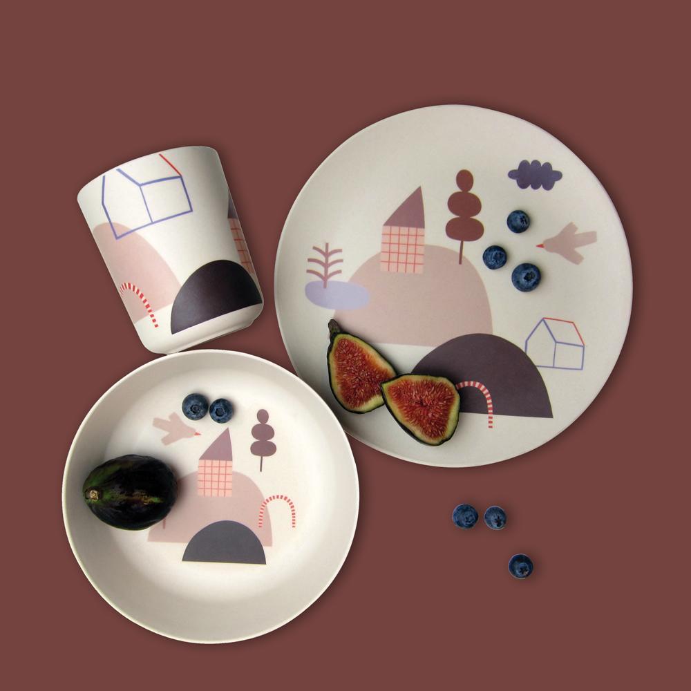Nuuk Bamboo Dinnerset Little Hills