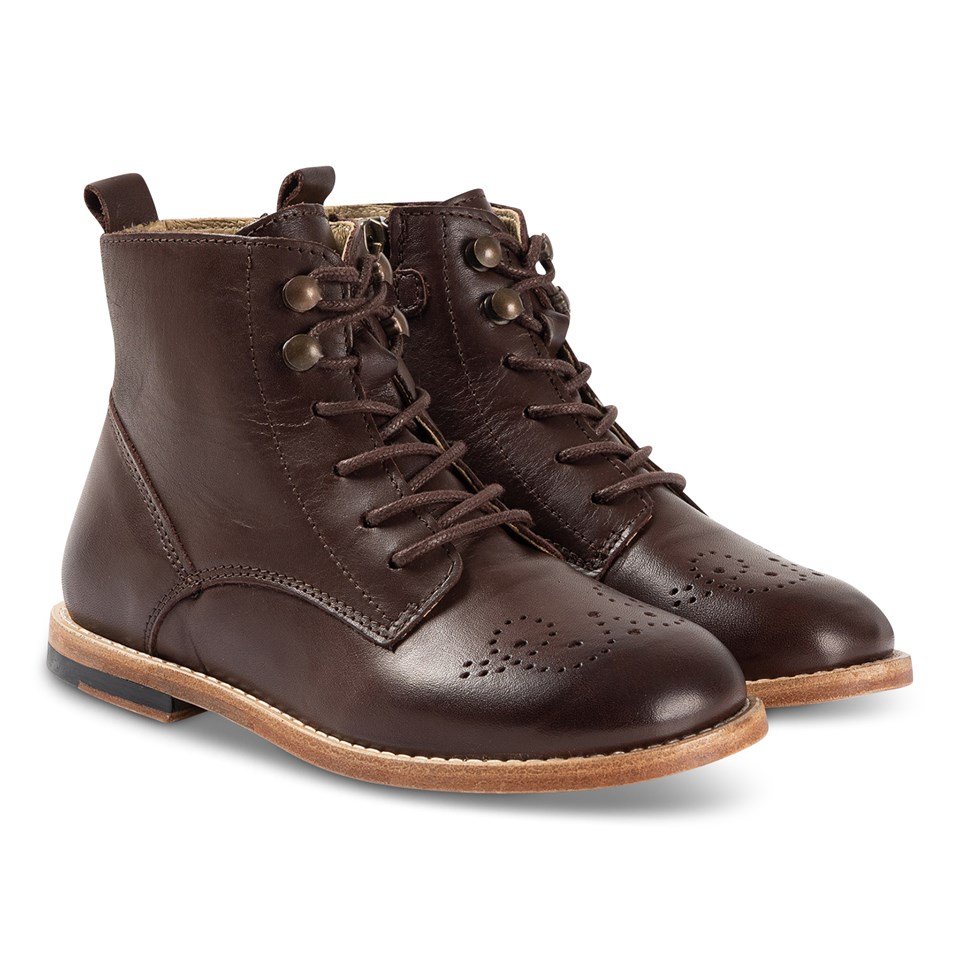 Young Soles Brogue Leather Boot