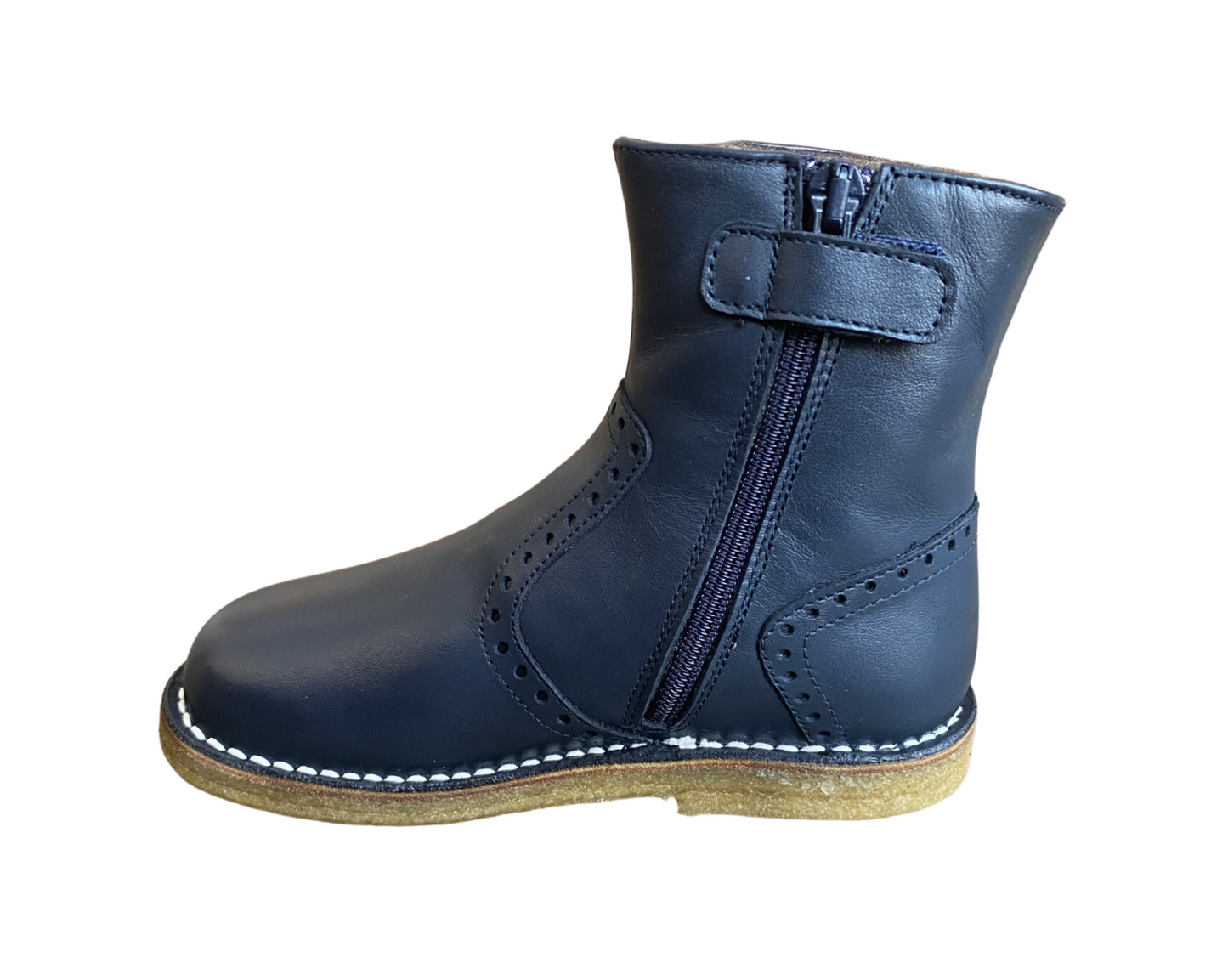 Zecchino d'Oro Winterstiefel mit Lammfell Marine Nappa